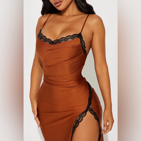 Syrah Midi Dress - Copper - Picture 5 of 6